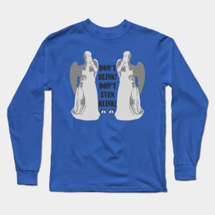 Alert - Weeping Angels - Dont Even Blink 1 Long Sleeve T-Shirt